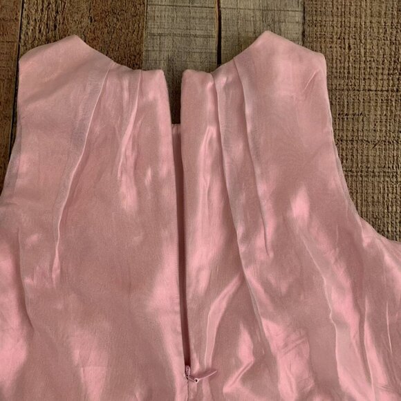 Pippa & Julie Pink Iridescent Tank Top with zipper back - 5 - Picture 7 of 7